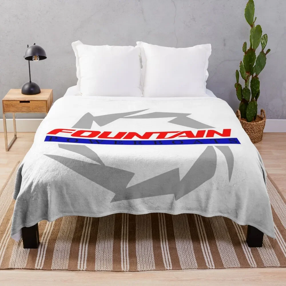 

Fountain Powerboats Boat Throw Blanket Soft Bedroom Blanket for Night Sleeping
