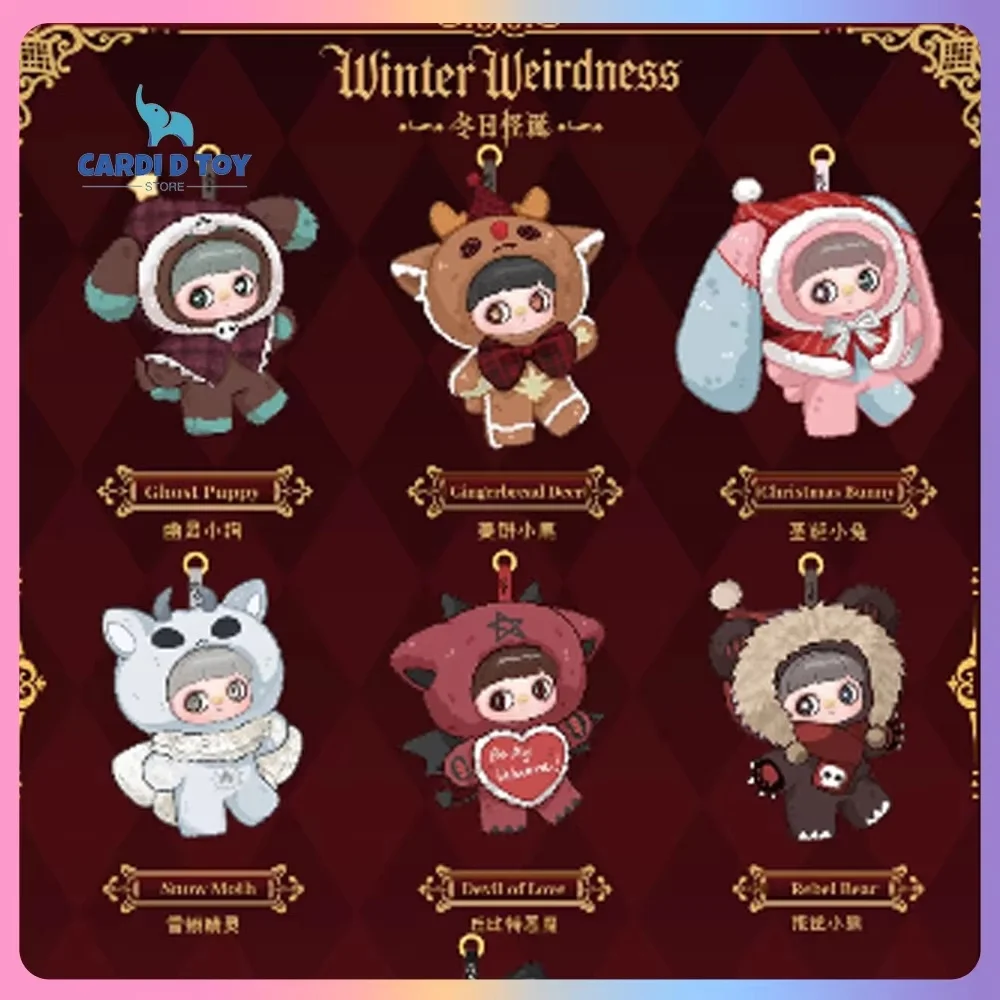 

New Genuine Maymei Winter Winter Blind Box Maymei Keyring Maymei Anime Figures Mystery Box Keychain Christmas Gifts Toy Decor