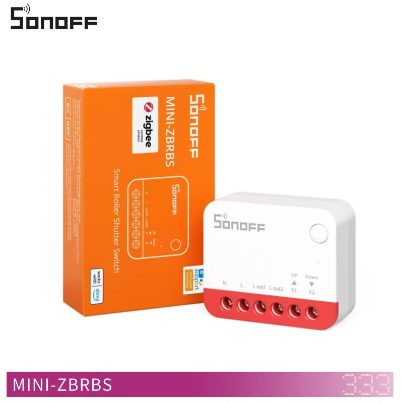 

SONOFF MINI-ZBRBS Zigbee Умный переключатель для рулонных штор Комплект для модификации