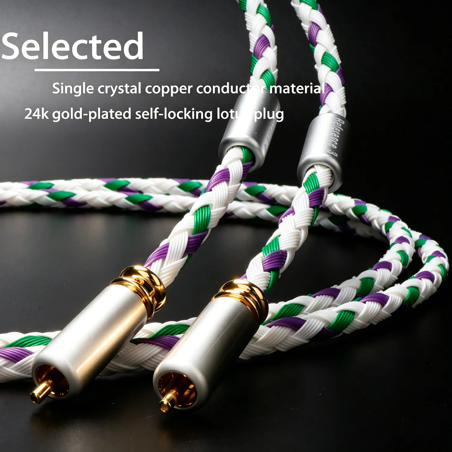 Pair Audio Cable Signature S3-2 Singled-Ended Audio Interconnect RCA to RCA Cable