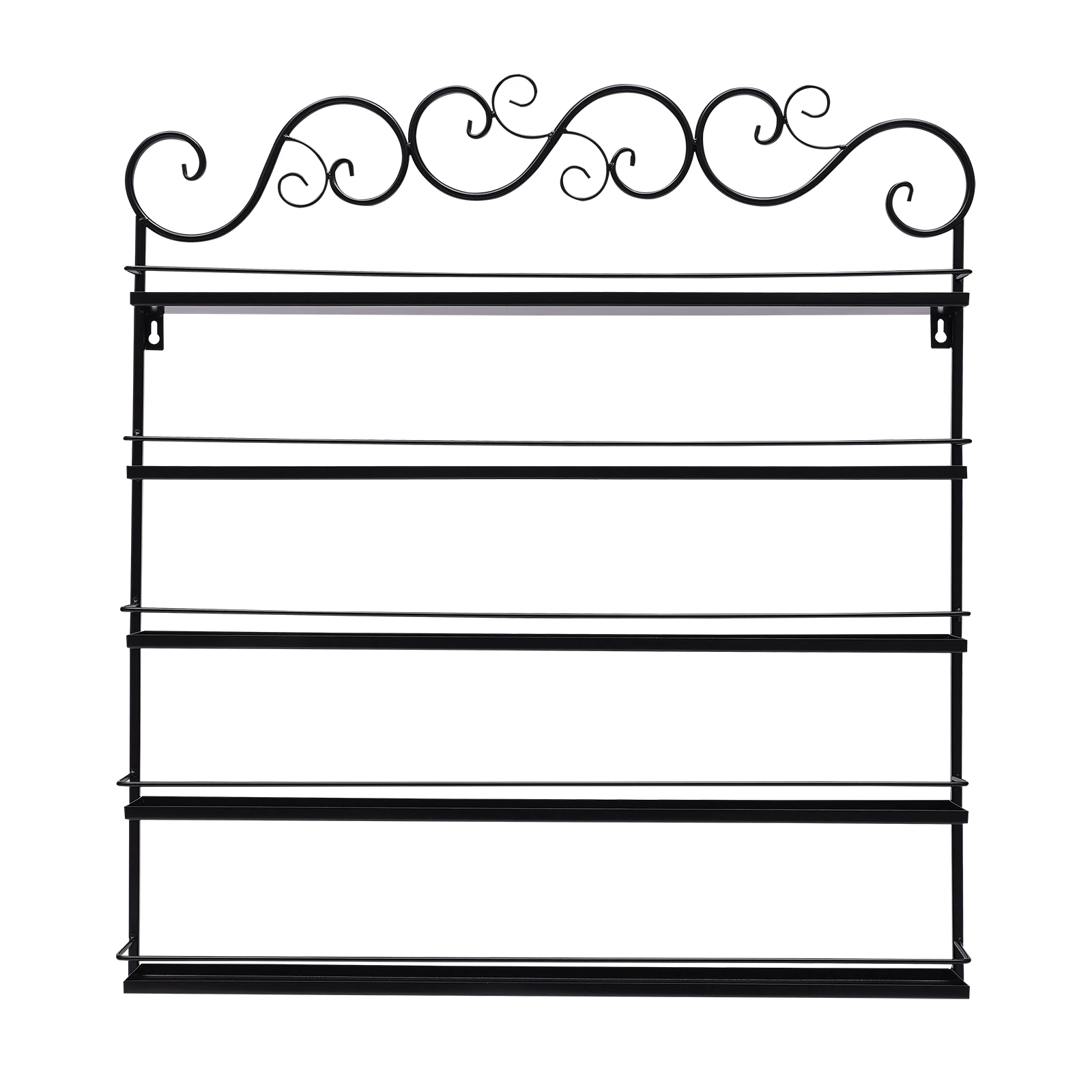 High-Quality Metal 5-Tier Nail Polish Rack - Perfect for Salons and Home Use