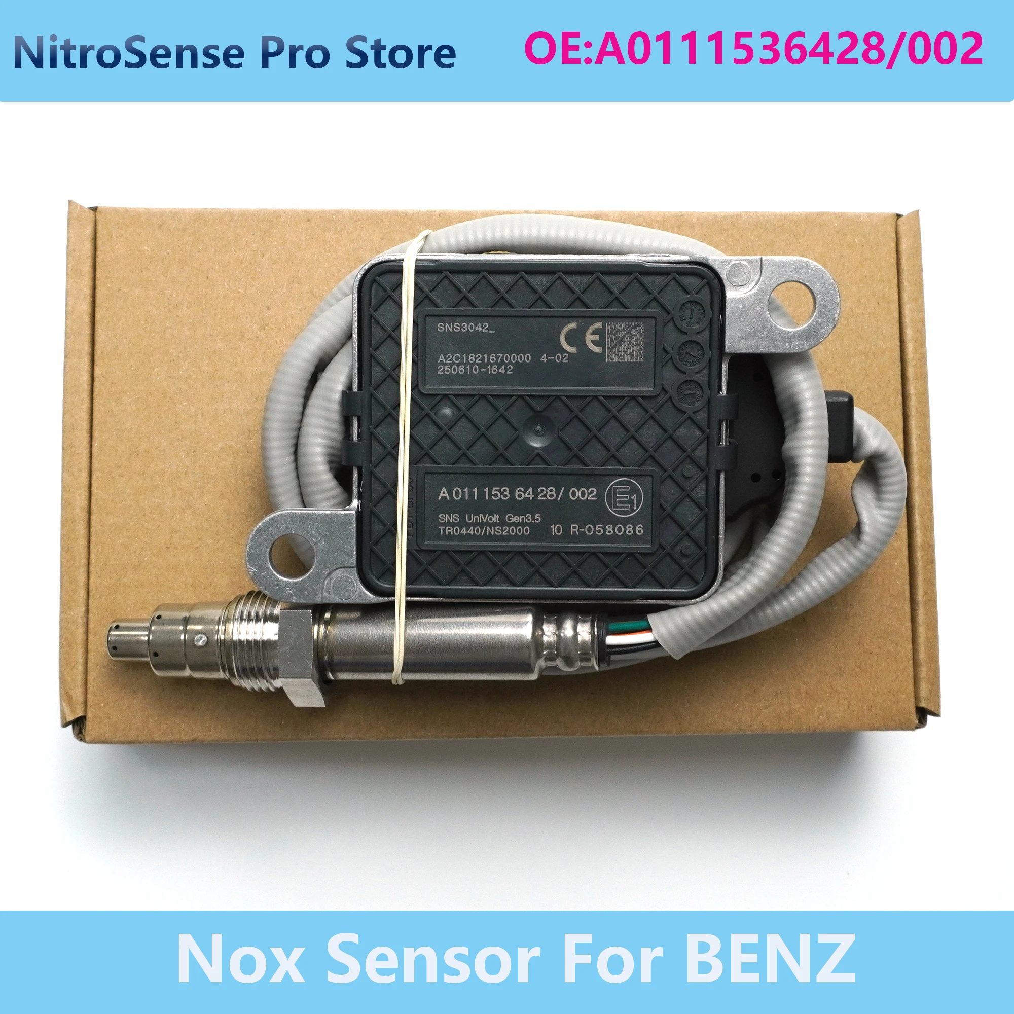 

High Quality A0111536428 Nitrogen Oxygen Sensor 0111536428 For Benz A2C18643600 Nox Sensor