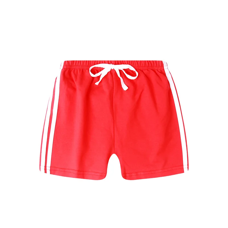 Girls Summer Short Pants Children's Sports Breathable Shorts girl summer clothes Red Pants for Teenager 2-14Years Korean Pants