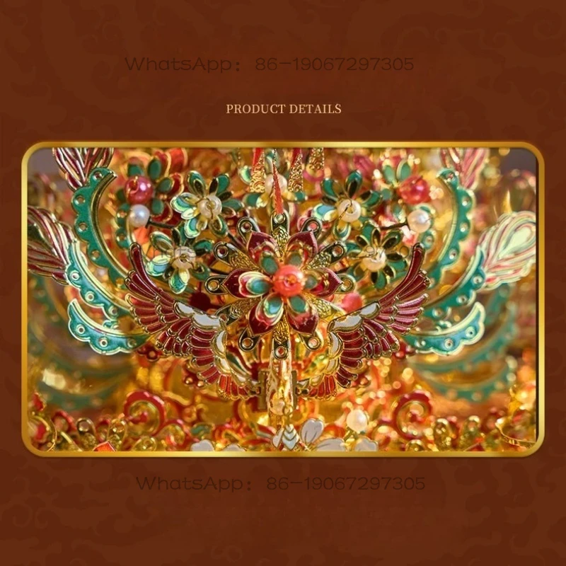 Twelve Phoenix Instrument Crown Metal Assembly Model 3D Three-dimensional Handmade Puzzle Creative Ornament