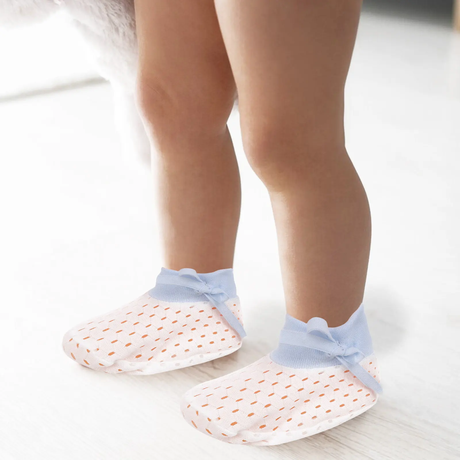 

Anti Scratch Baby Mittens Newborn Soft Cotton Adjustable Drawstring Hand Protectors for Infants Gentle Skin Friendly No Scratch