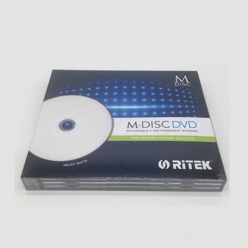 3Pcs MDisc M-DISC MDISK DVD R Recordable 4.7GB Permanent Storage Lifetime Archival