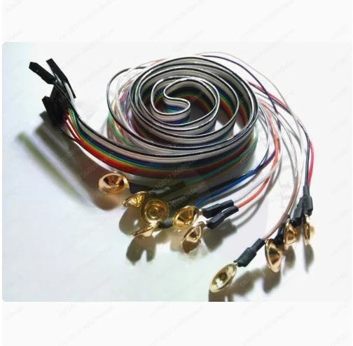 Gold Plated Disc Advanced EEG Electrode Wire for OpenBCI/ThinkGear and Other EEG Modules