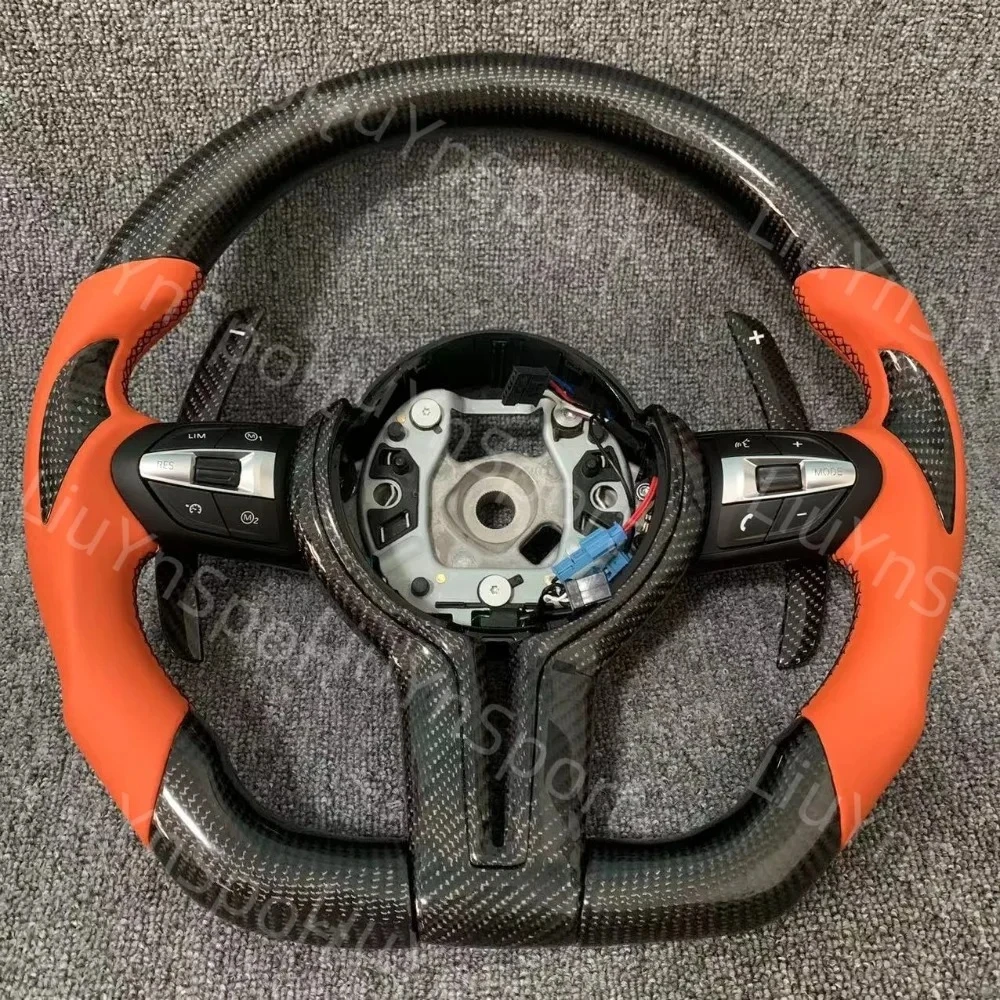 

Рулевое колесо из настоящего углеродного волокна с подогревом для BMW F10 F20 F30 F32 F36 F80 F82 M3 M4 M5