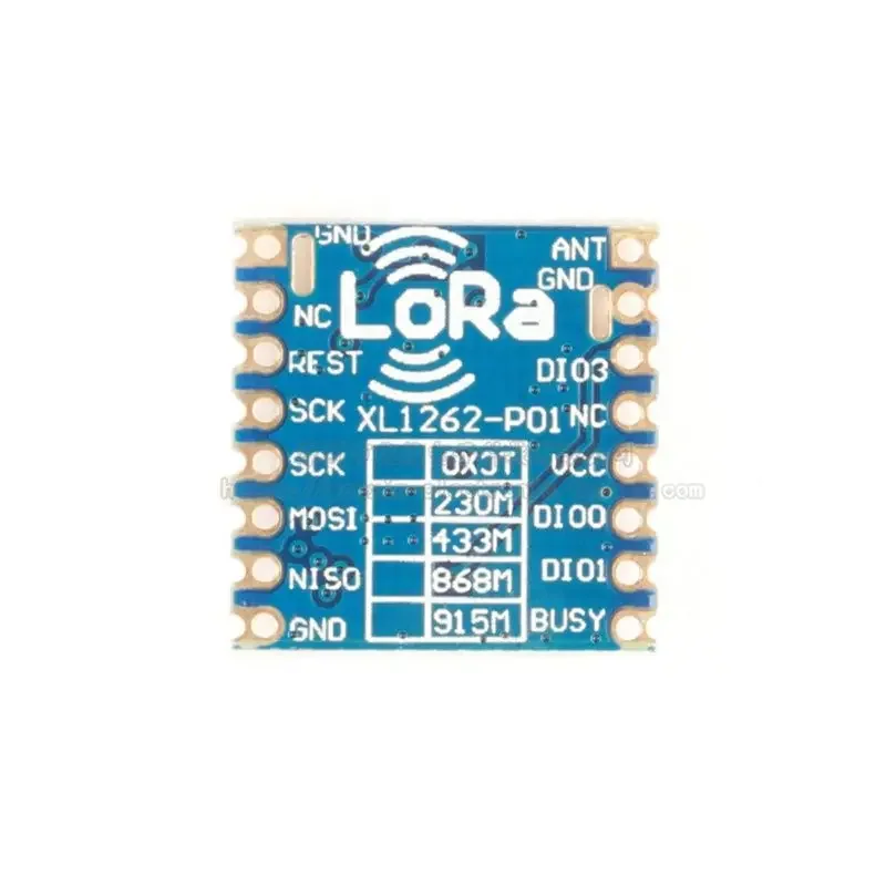 SX1262 LoRa انتشار الطيف وحدة الإرسال والاستقبال اللاسلكية 433M / 868M / 915M انخفاض استهلاك الطاقة