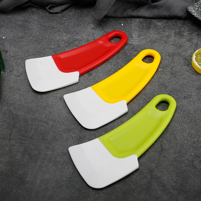 Silicone Pan Scraper Kitchen Utensil Cleaning Spatula Washing Scraper Cooking Baking Tool