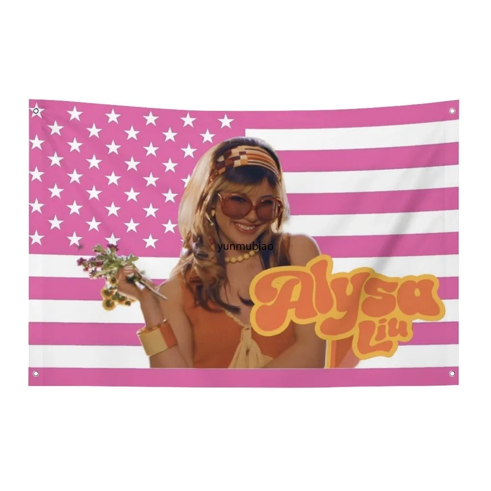 A-Alysa Liu Decoration Garage Flags for Bedrooms Barber Shop Outdoor Decor Custom Flag to Hang Decorative Home Objects Flaga
