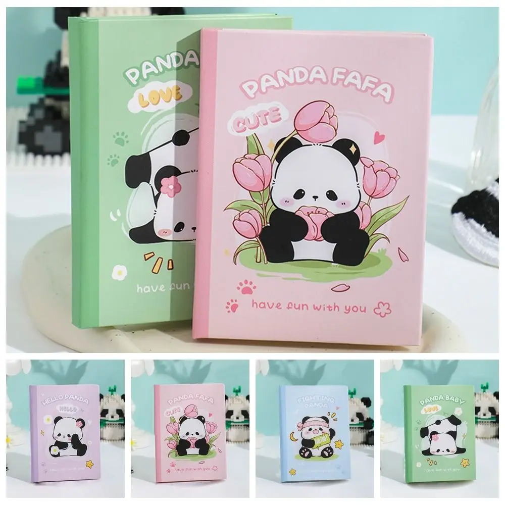 Memo Diary Planner A7 Mini Pocket Notebook รูปแบบแพนด้าจดบันทึกธุรกิจ Notepad หนาไดอารี่โน้ตบุ๊คนักเรียน