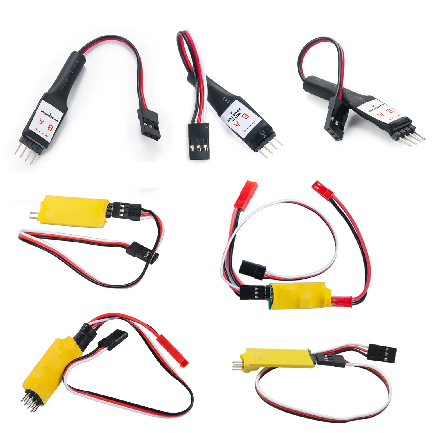 Interruptor de luz de controle de terceira canal de carro modelo 1/10 Rc com modificação de efeito de luz de explosão e respiração
