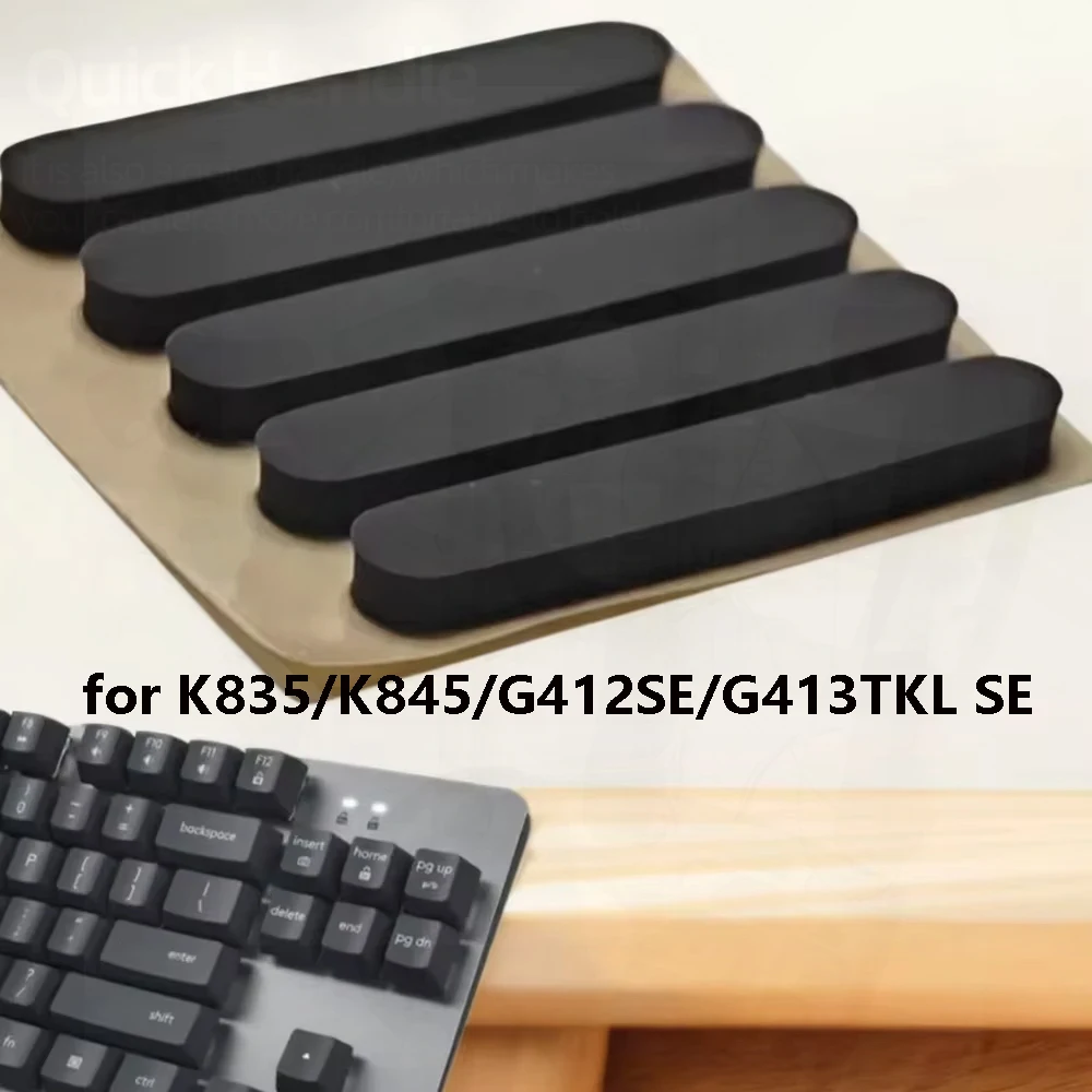 1 Set Keyboard Stickers Pads Replacement Feet Pad For Logitech K835/K845/G412S/G413TKL SE Keyboard Foot Mat Accessories