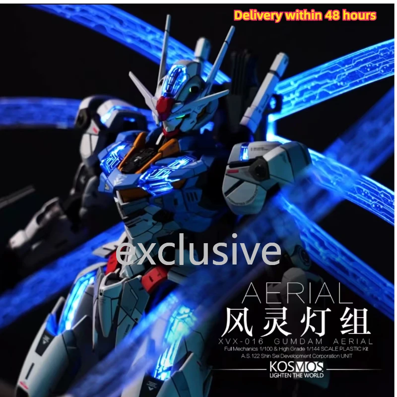 In Stock KOSMOS Light World FM 1/100 Aerial Gundam Funnel RGB Led Matrix Magic Light Set Action Toy Figure Gift