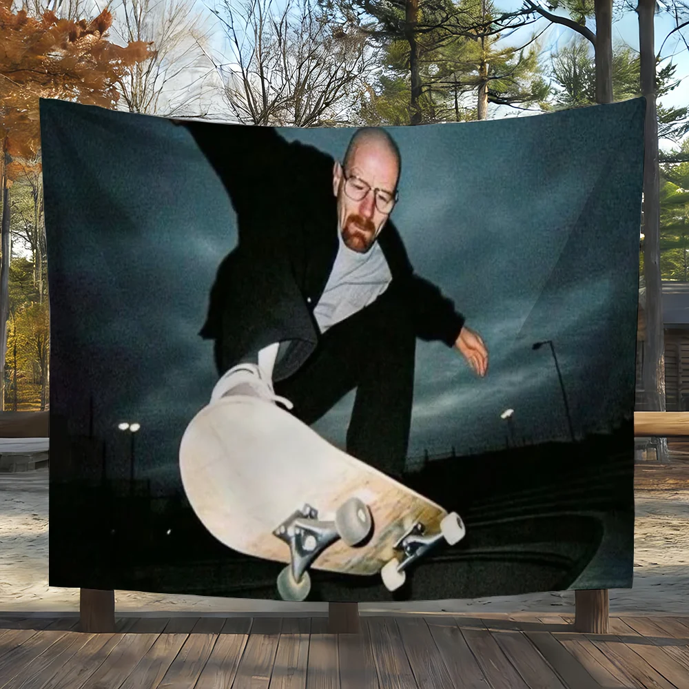 

Старинный белый флаг для скейтборда, подходит для вечеринок, клубов, украшения стен на открытом воздухе и в помещении, баннер, подарок для фанатов