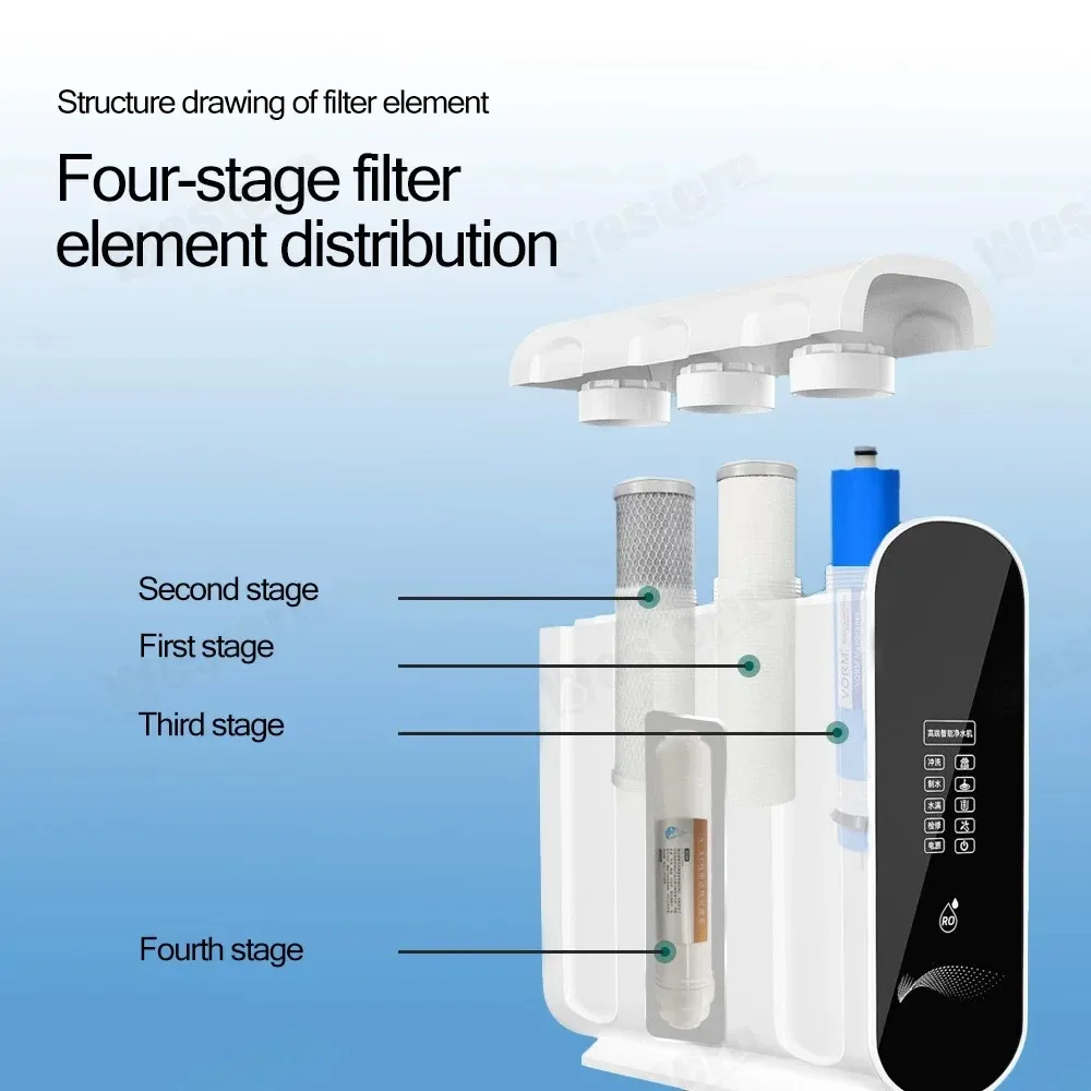 تصفية المياه RO نظام تصفية المياه بالتناضح العكسي المنزلية الشرب المباشر Tankless تدفق كبير 400G 600G نقي #3