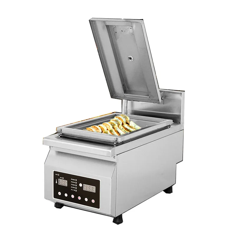 stainless steel   fried dumpling machine factory direct sales restaurant