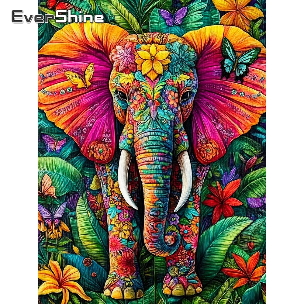 Resin Craft For Beginners - Evershine DIY Elephant Diamond Painting Animal