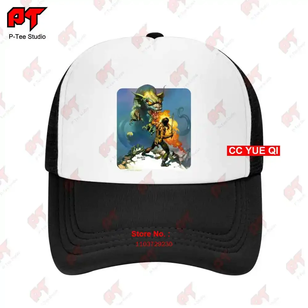 Vintage 1986 Boris Vallejo Conan The Barbarian Comic Cartoon Baseball Caps Truck Cap S98W