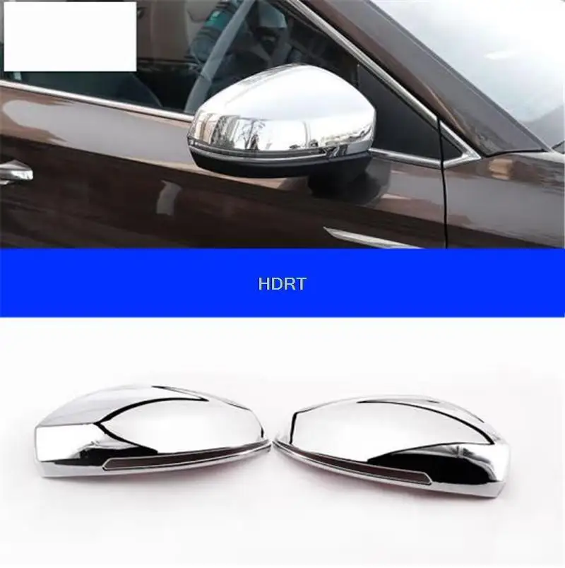 

Side Wing Rear View Mirror Rain Eyebrow Frame Rearview Mirror Cover Case For Volkswagen Tharu Tarek VW Taos 2018 + Car Styling