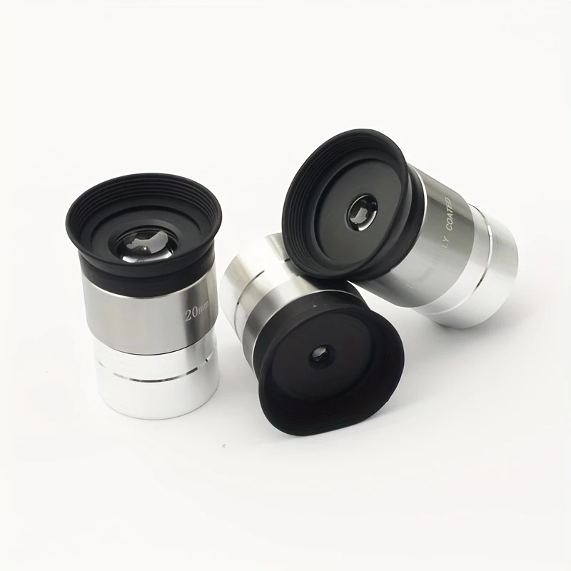 Astronomical Telescope Accessories 1.25inch/31.7mm Eyepiece 4/10/20mm Optical Lens Multilayer Broadband Coating Green Film Metal