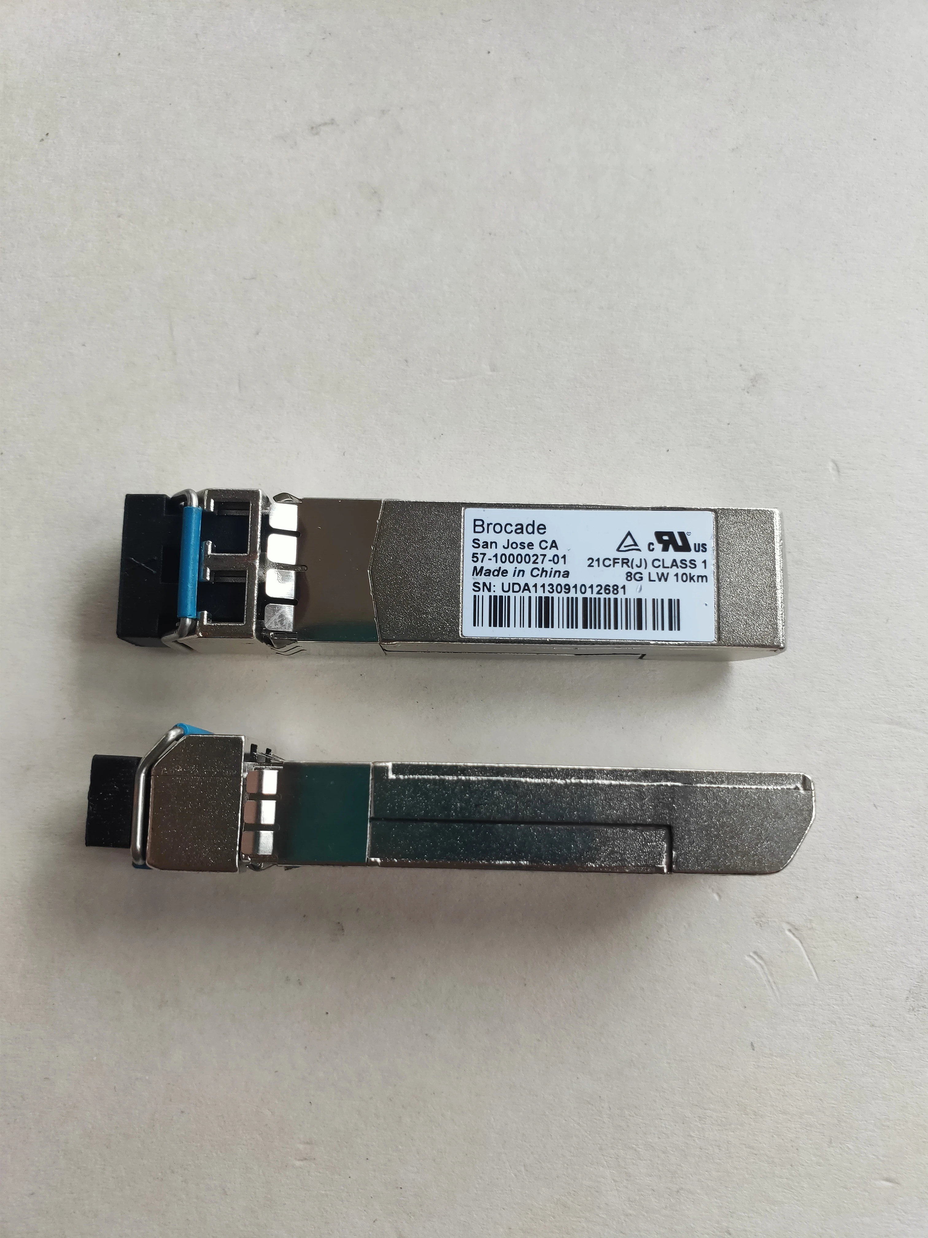 Brocade 8GB  SFP Port Module 57-1000027-01/8G LW 10KM Single-Mode Optical Transceiver