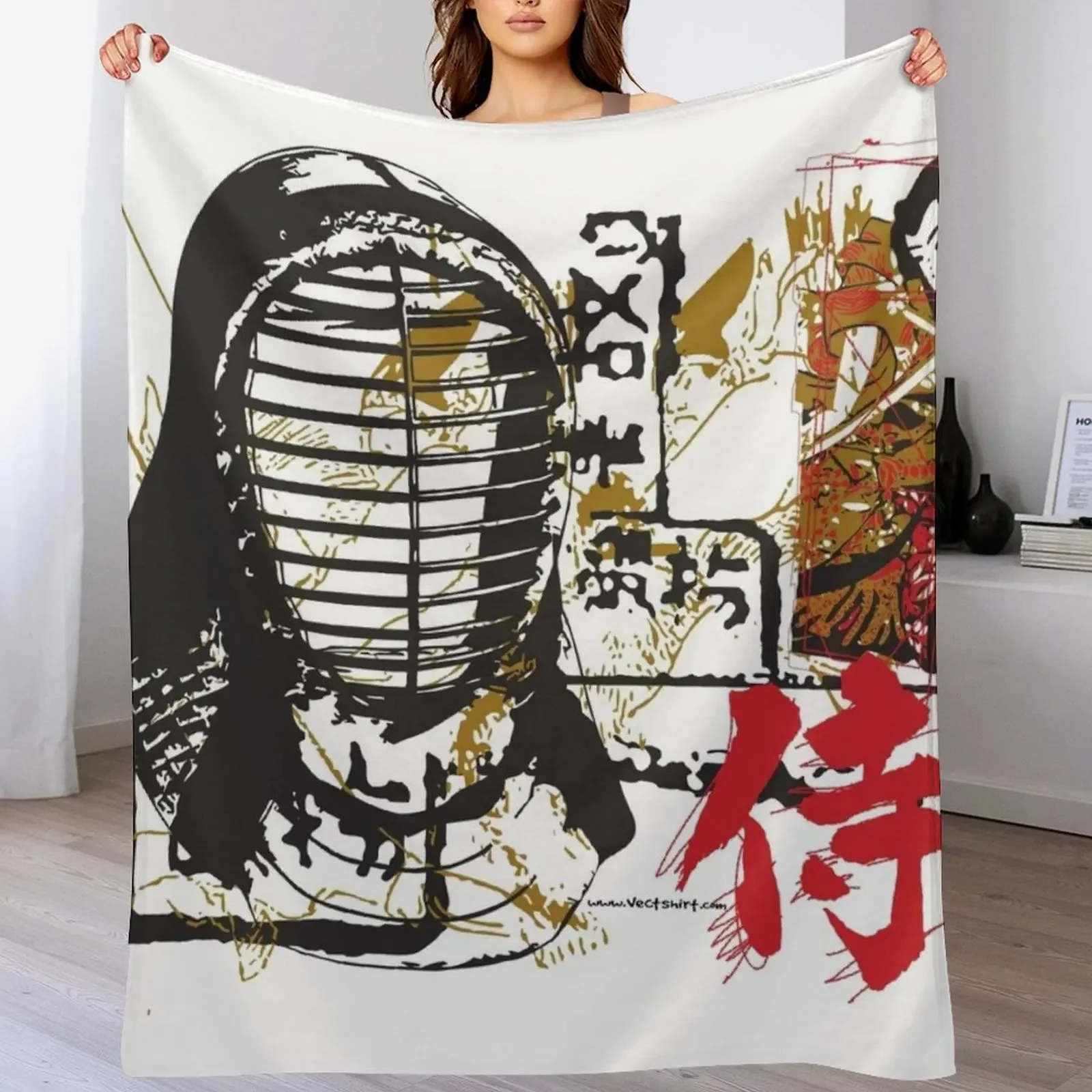 

Ninja Japan Throw Blanket for babies wednesday Beach Picnic Blankets