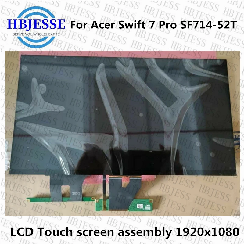 Imagem -02 - Lcd Touch Screen Digitalizador Display Assembly 14 Fhd 1920x1080 B140han06.0 Acer Swift Pro Sf71452t Original