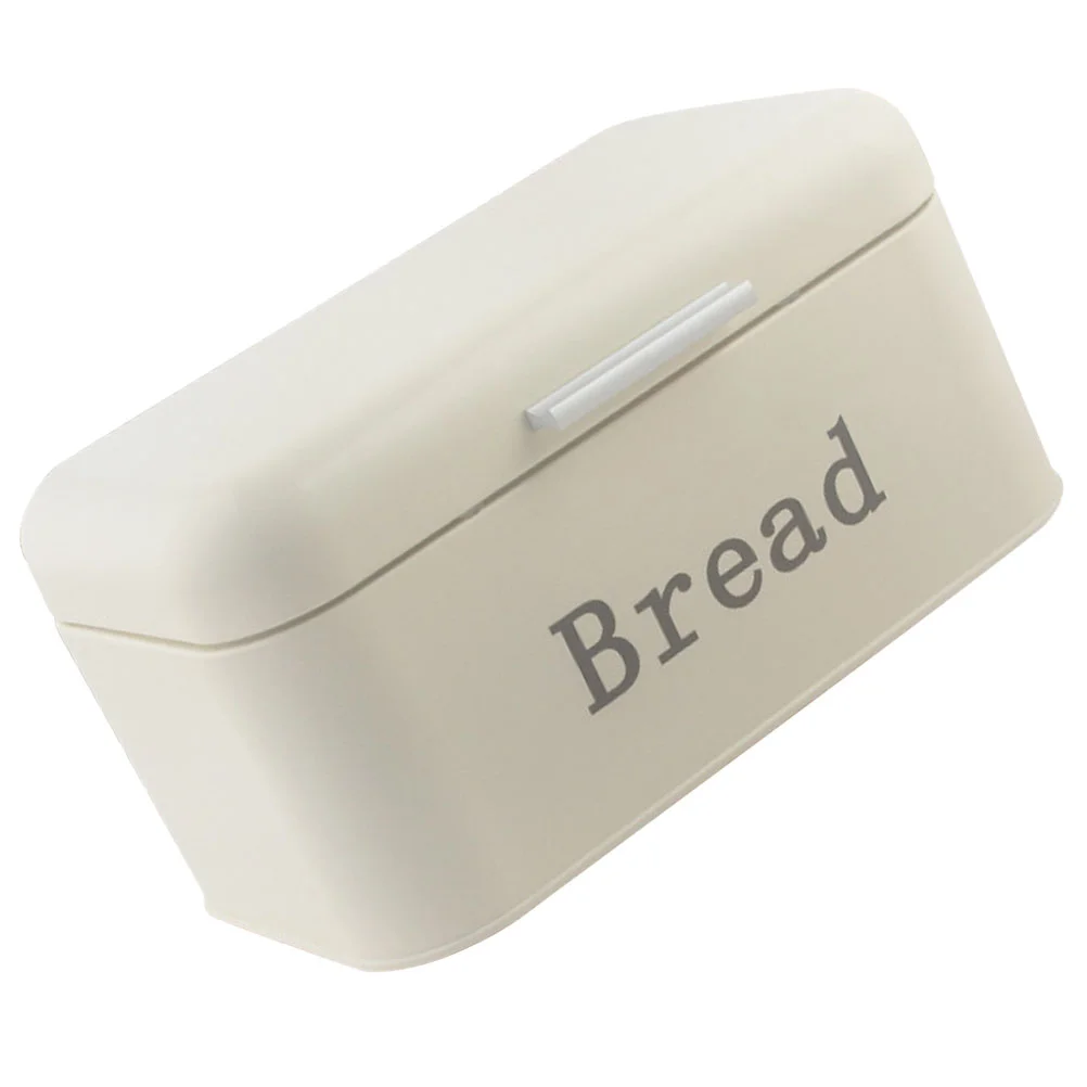 

Bread Box Desktop Bin Iron Storage Container For Countertop Breadbox Kitchen Holder Bakery Boxes