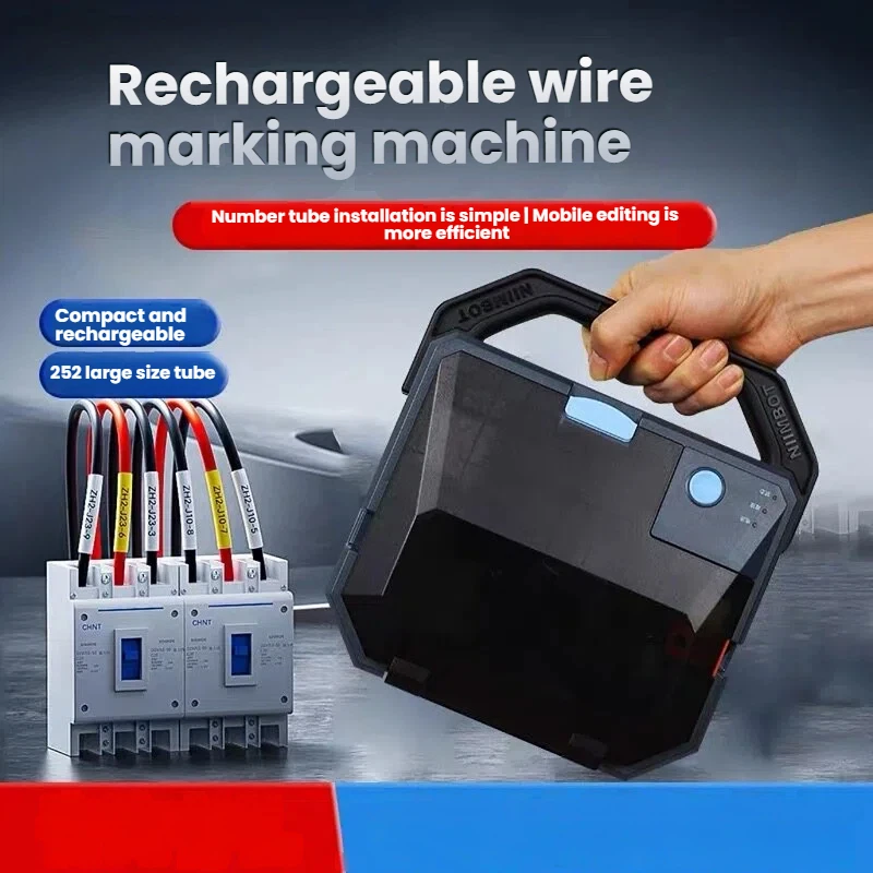 Portable‑Carry‑Label‑Processing Implement with Integrated‑Handle‑Unit for Outdoor‑Workshop‑Label‑Print‑Work