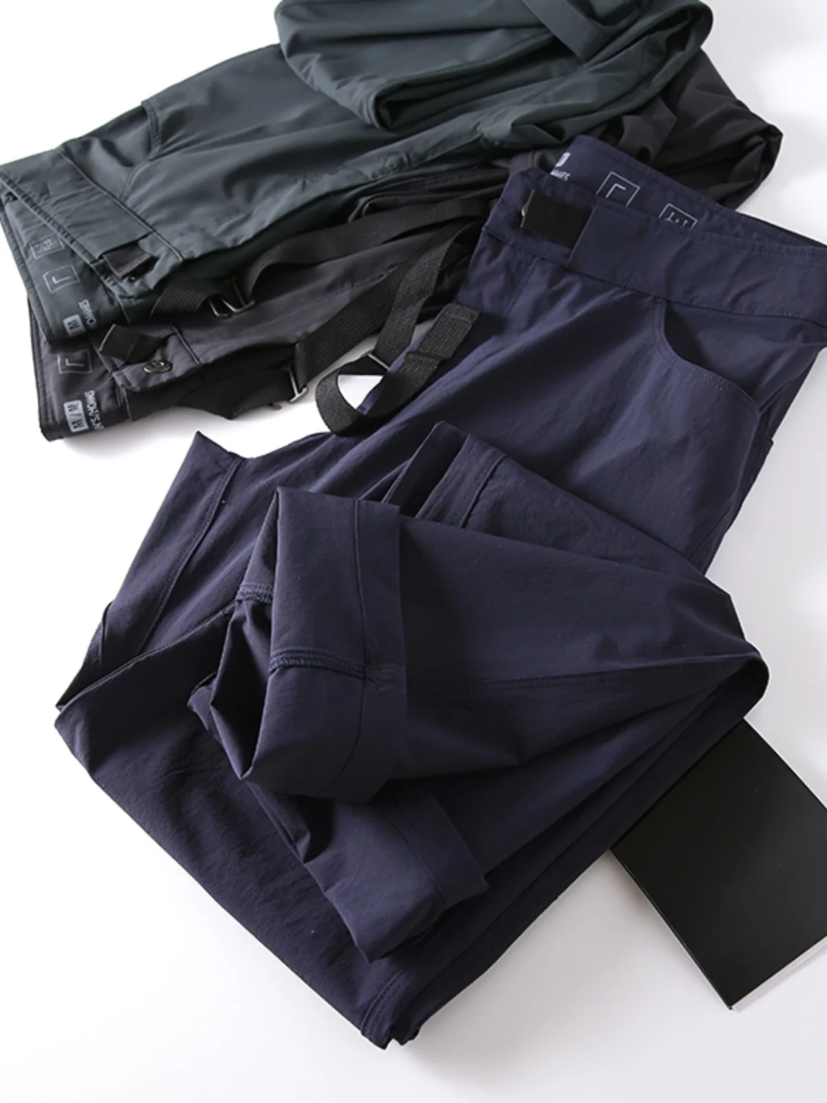 

Profional Outdoor 3D Tailoring Men's Bule Pants High Elastic Straight Leg Sports Casual Trousers Spring Autumn New Arrival