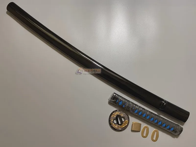 

Полный японский аксессуар для меча Bushido Iaido Katana 76 см Saya + 26 см Tsuka + медный цинковый сплав Tsuba Habaki Seppa
