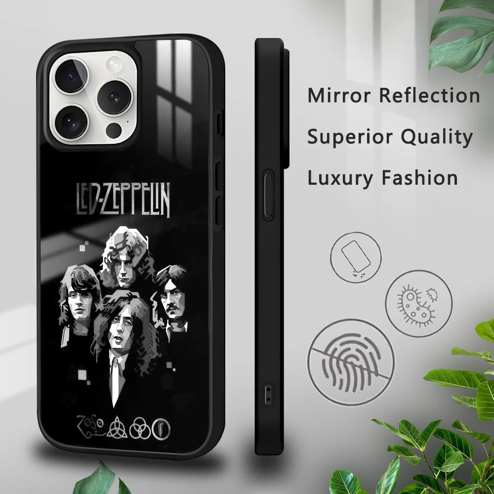 Band L-Led Z-Zeppelin Cool Phone Case For iPhone 16 15 14 13 12 11 Pro Xs Max Mini Plus Celulares Hard Funda