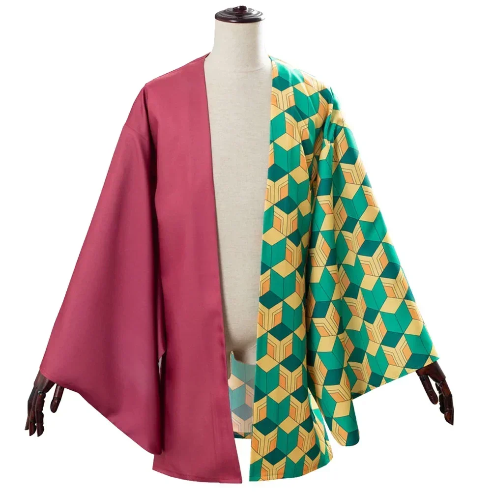 Tomioka Giyuu Cosplay fantaisie Kimono manteau Robe Anime diable meurtre Costume déguisement adulte hommes Roleplay Fantasia ten