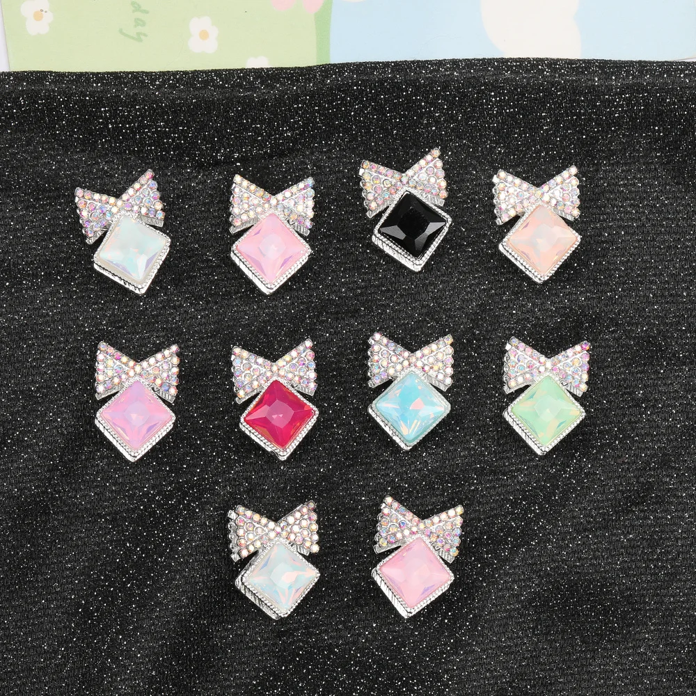 

Cordial Design 30Pcs 17*22MM Alloy Bead/Hand Made/Jewelry Findings & Components/Rhinestone Effect/Bowknot Shape/DIY Bead #17315