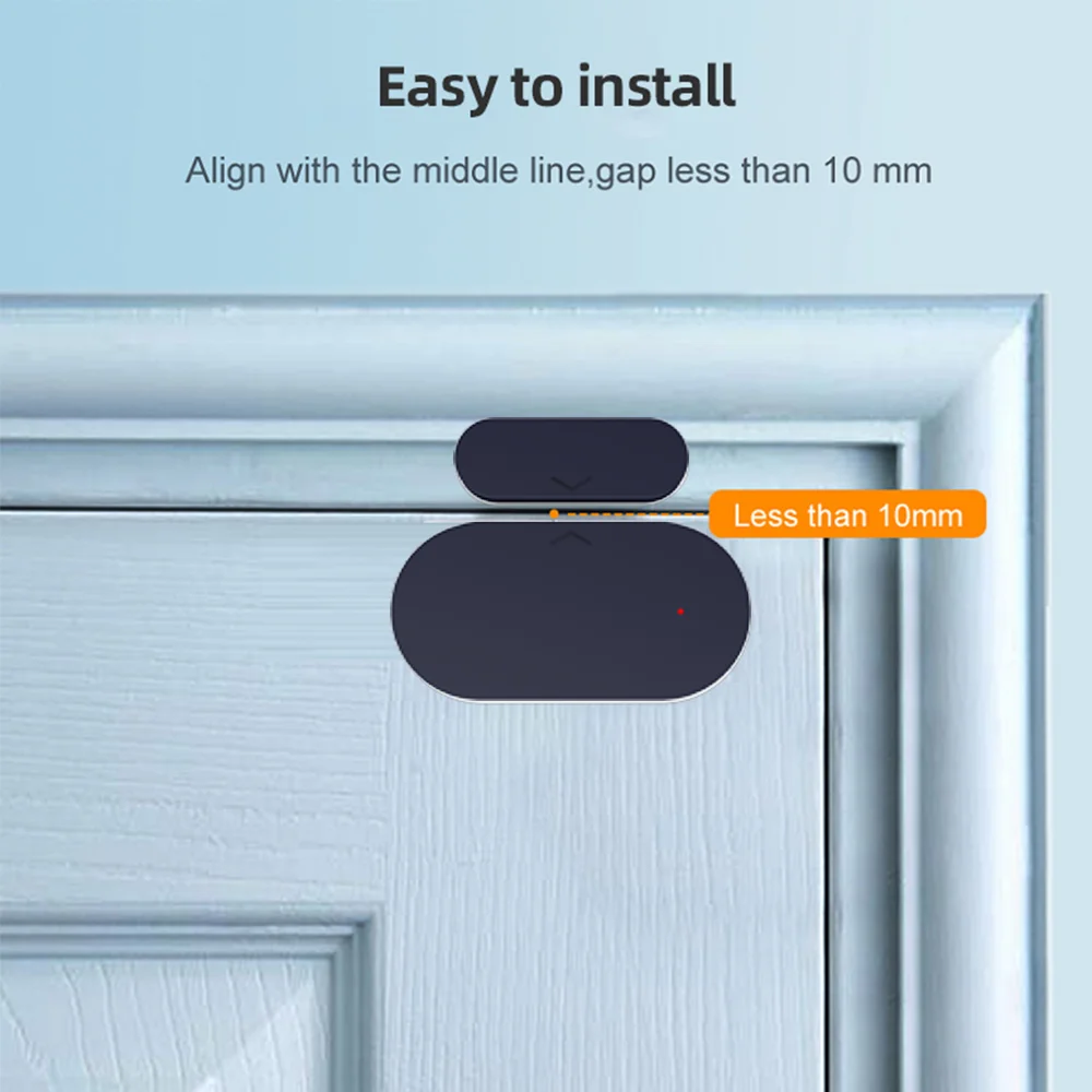 Tuya Zigbee Door Window Sensor Contact Sensor APP Remote Control Required Zigbee Hub Work With Alexa Yandex ZHA Zigbee2Mqtt