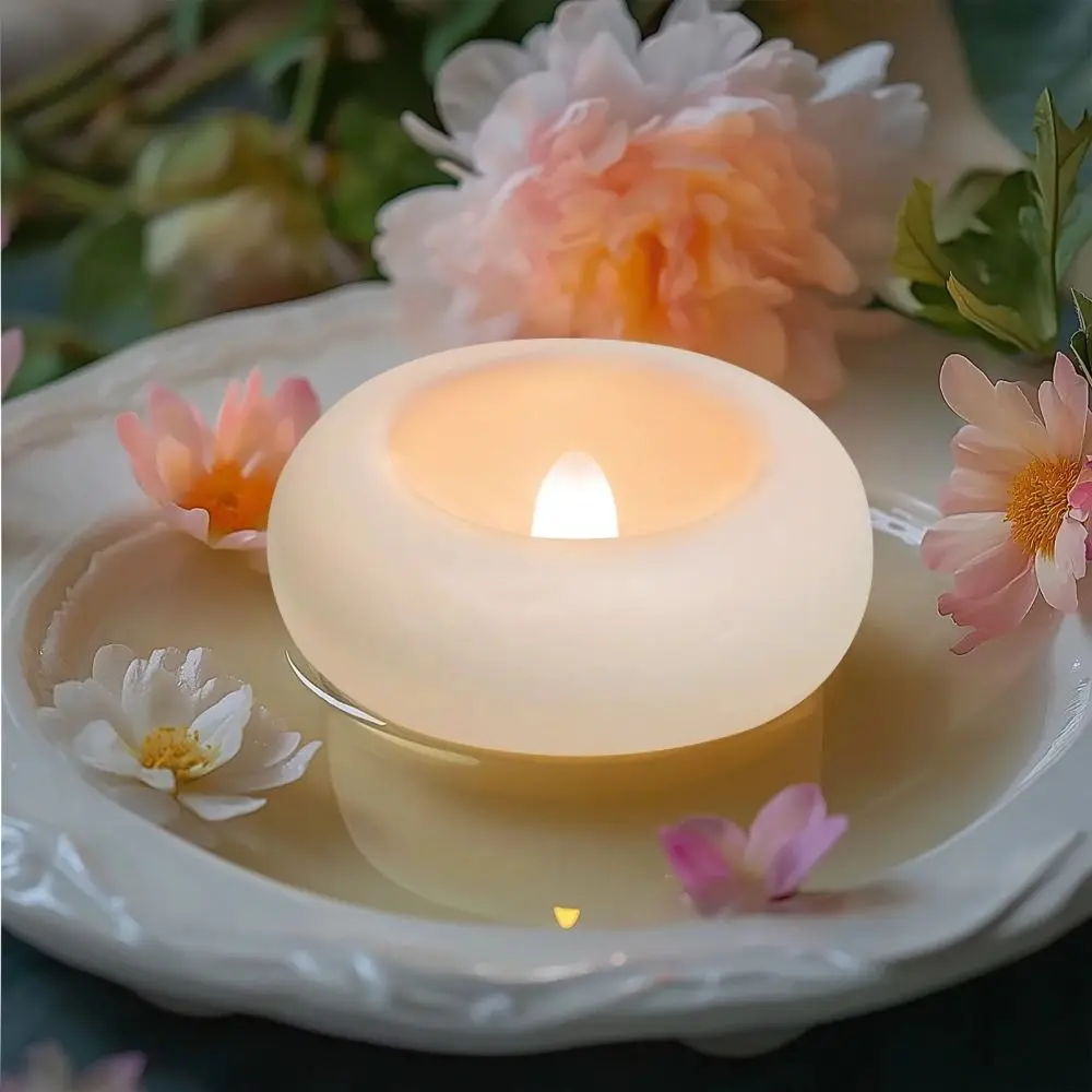 Waterproof Performance Flameless LED Floating Candle Lights Water Activated Design Waterproof Floating Candle Lights