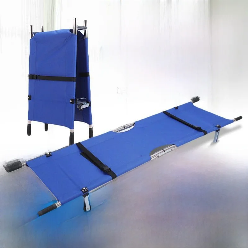 portable-stretcher-ladder-user-friendly-multi-functional-medical-fire-rescue-simple-folding-bed-soft-single-bed-design