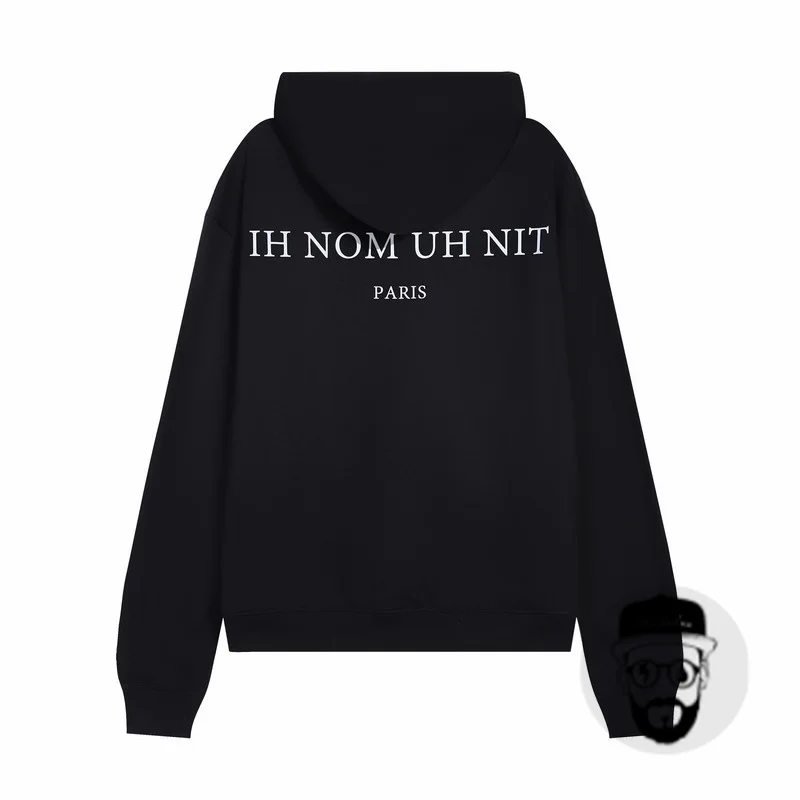 GD nosebleed boy's top with portrait print, IH NOM UH NIT long sleeved hoodie, cotton sweatshirt