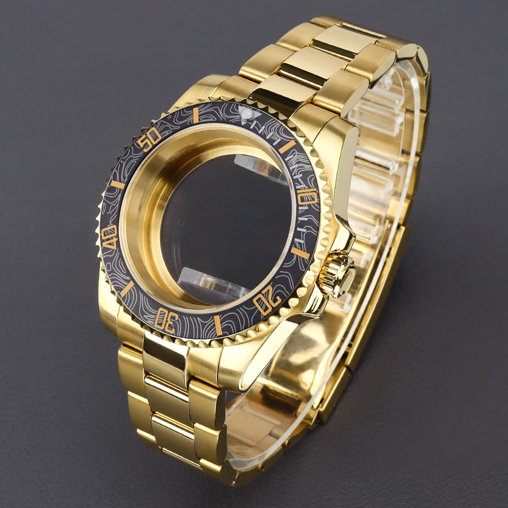 

40mm High Quality NH35 Watch Case 316L Bracelet Sapphire Glass For GMT SUB NH35 NH36 Miyota8215 Eta2824 Movement watch case NH35