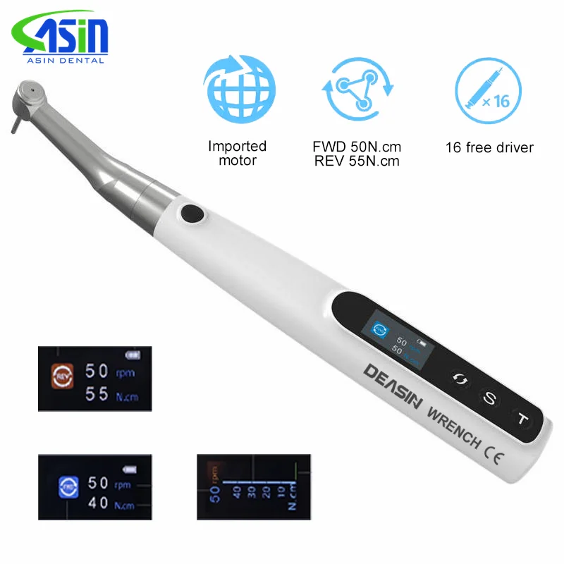 Dental Implant System Electrical Implant Wrench Motor Torque Driver Wrench for Teeth Implant