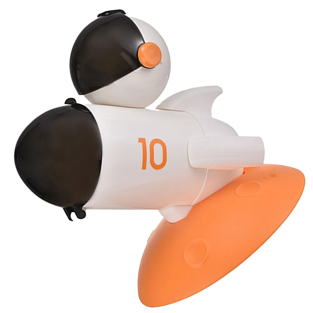 Plastic Astronaut Rocket Pen Holder Pencil Container Desk Organizer Space Themed Pen Cup for Classroom Study Office Desktop