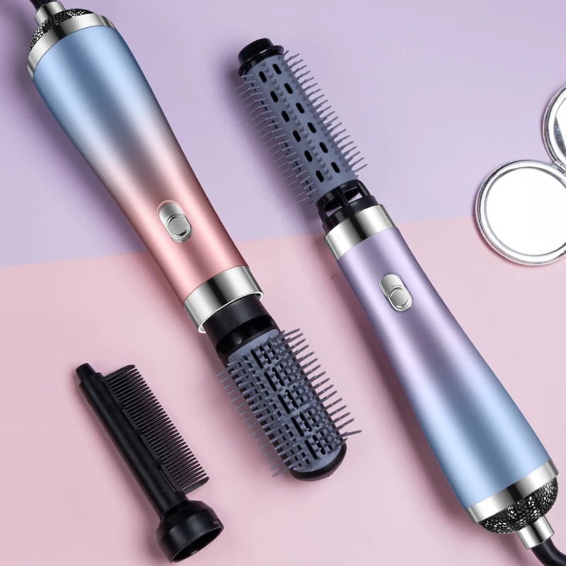 Hair Dryer Portable Comb lonic Hair Straightening Brush Hot Air Curling For Hair Roller Blow Dryer Quick Dry Hair Curler Curling image 6