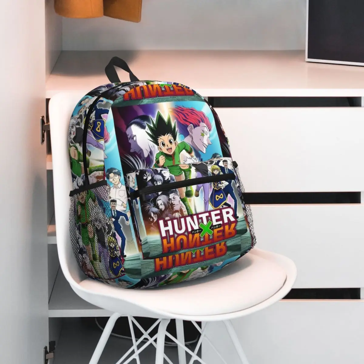 

Рюкзак Anime Hunter X Hunter, рюкзак большой емкости, детская сумка для книг, школьная сумка, сумки на плечо для мужчин и женщин