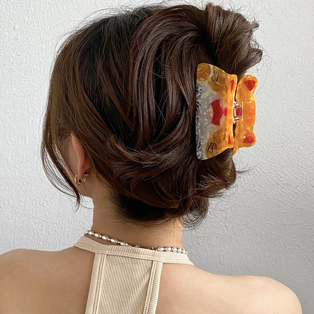 

Cute Acetate Corgi Dog Owl Lucky Cat Hair Claw Clip For Women Girls Temperament Animal Barrettes Party Hair Accessories Tool