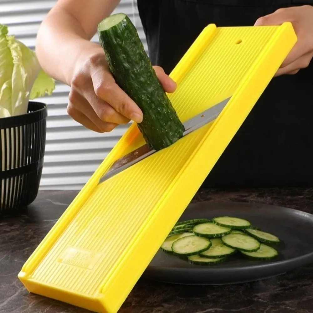 Manual Vegetable Cutter Stainless Steel Plastic Vegetable Chopper with Hand Protector Speedy Slicing Potato Shredder