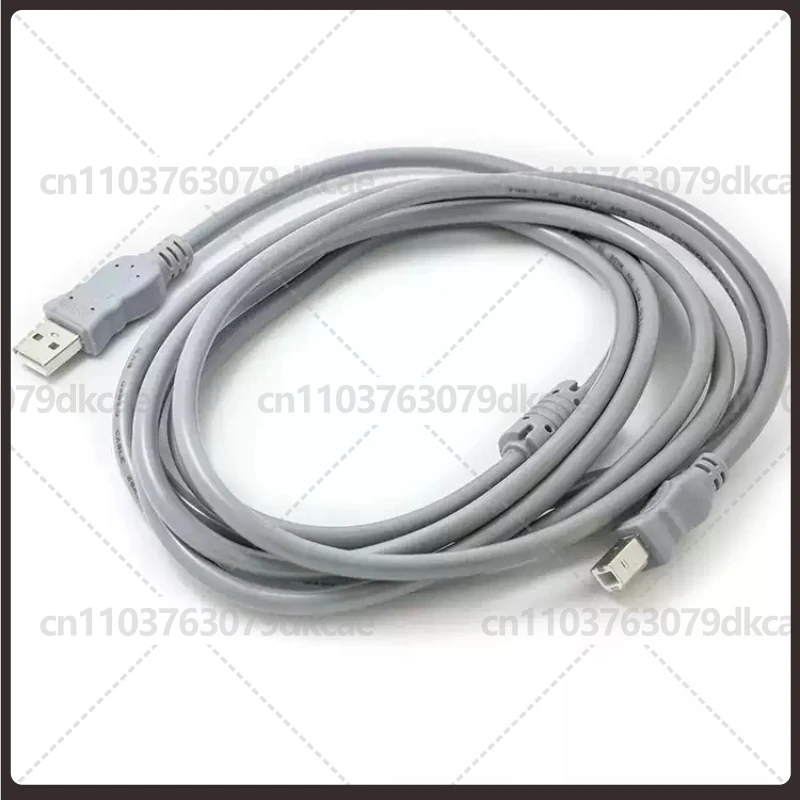 

2pcs For Grey USB Printer Cable Square Port High Purity Oxygen Free Copper 1.5M 3M 5M 10M Anti-interference Printer Data Cord