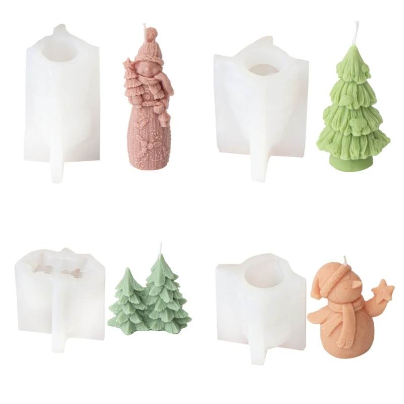 Heatproof Silicone Molds Suitable for Christmas Celebration Crafting