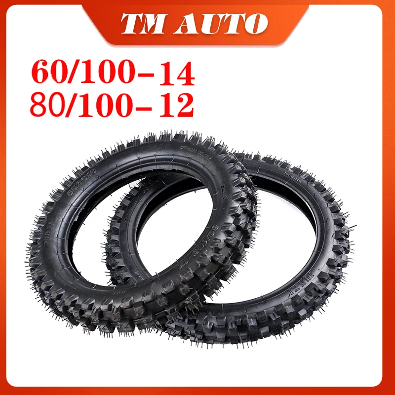 80/100-14 60/100-12  front and rear tires 12 inch deep teeth for Honda for Kawasaki drum brake pit bicycle 70cc-125cc